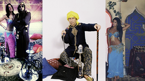 Danseressen op livemuziek dansen