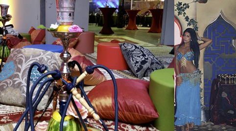 Schoenenpoetser act en slangen act