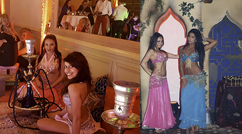 Verzorgen van een slangendans act